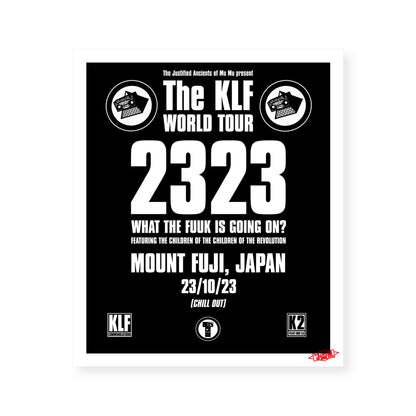 The KLF 2323 World Tour Poster: Mount Fuji, Japan