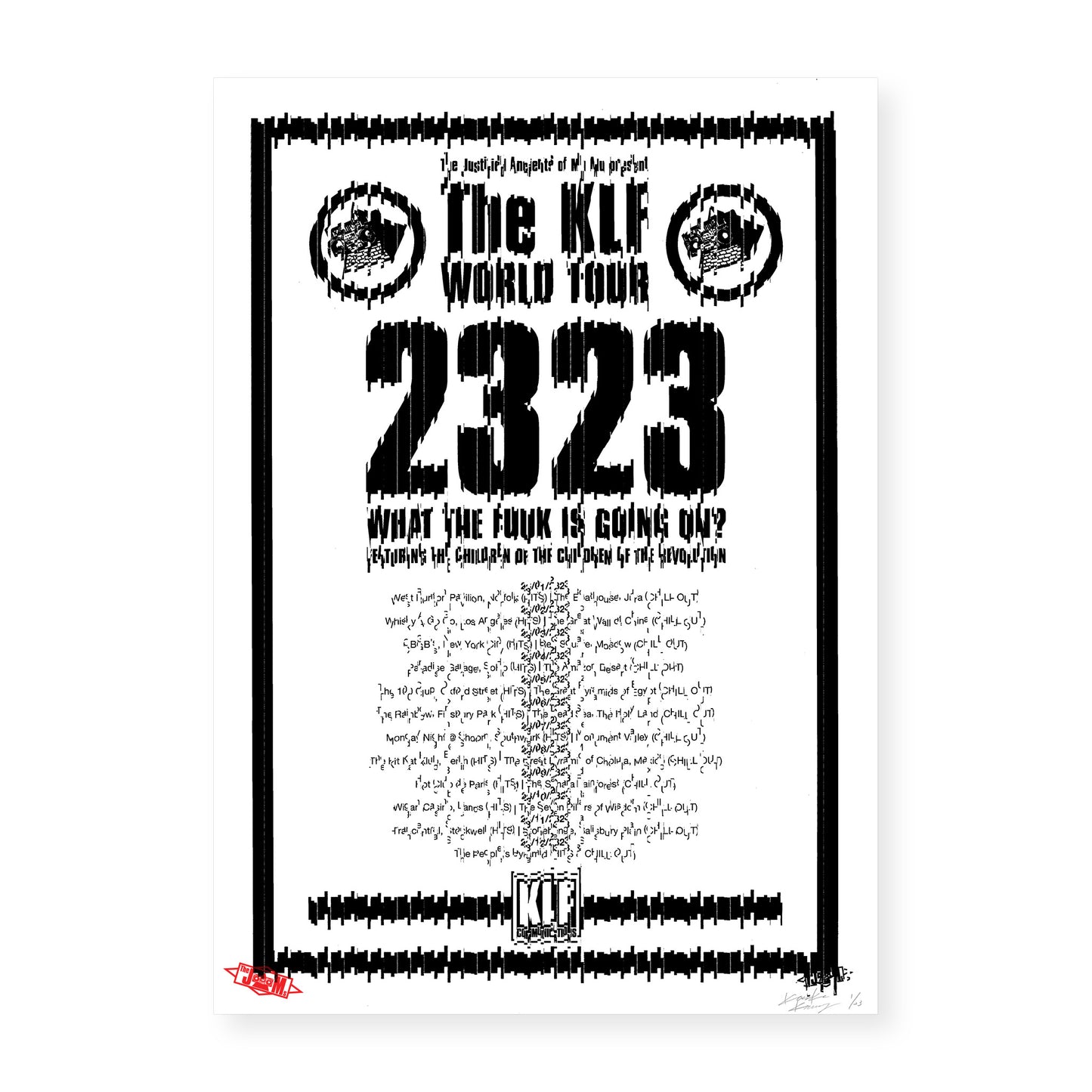 The KLF World Tour Poster feat. Kosuke Kawamura 1st Edition