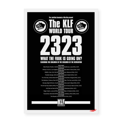 The KLF World Tour Poster Black